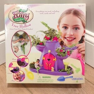 Fairy Garden Tree Hollow Playset - Purple and Pink